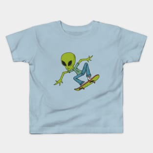 Skate alien Kids T-Shirt